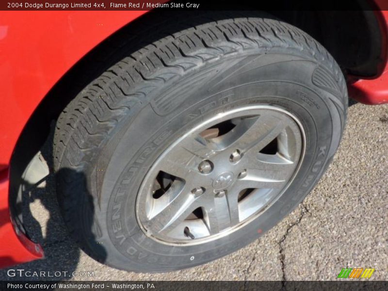 Flame Red / Medium Slate Gray 2004 Dodge Durango Limited 4x4