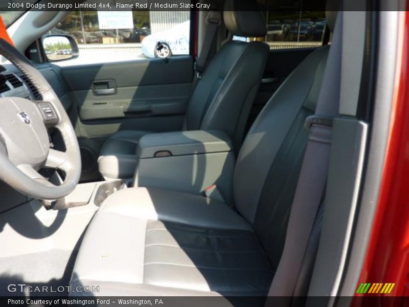Flame Red / Medium Slate Gray 2004 Dodge Durango Limited 4x4