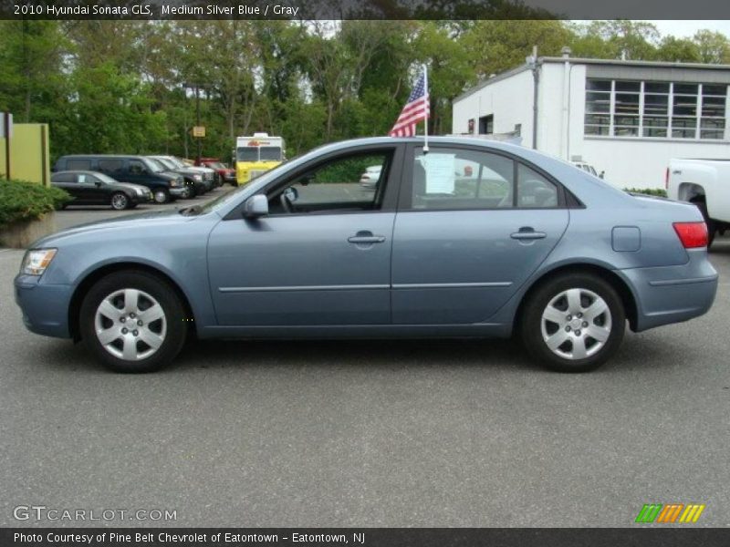 Medium Silver Blue / Gray 2010 Hyundai Sonata GLS