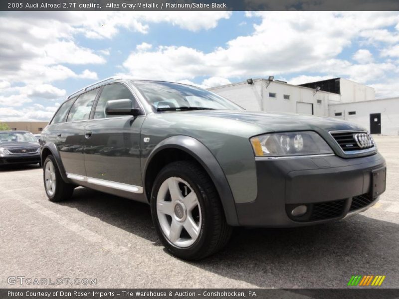 Atlas Gray Metallic / Platinum/Sabre Black 2005 Audi Allroad 2.7T quattro