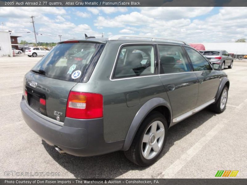 Atlas Gray Metallic / Platinum/Sabre Black 2005 Audi Allroad 2.7T quattro