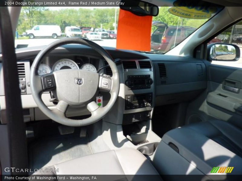 Flame Red / Medium Slate Gray 2004 Dodge Durango Limited 4x4