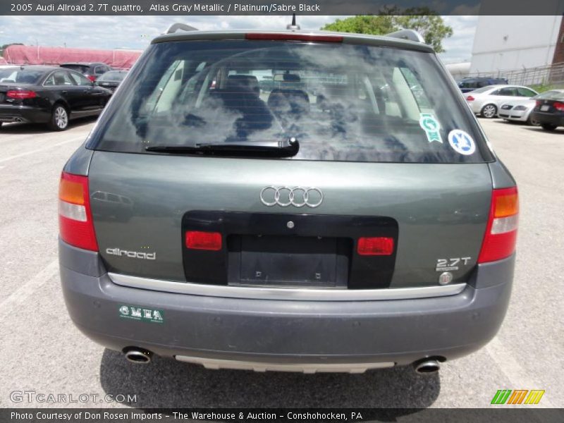 Atlas Gray Metallic / Platinum/Sabre Black 2005 Audi Allroad 2.7T quattro