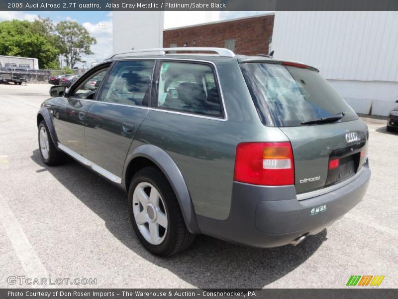 Atlas Gray Metallic / Platinum/Sabre Black 2005 Audi Allroad 2.7T quattro