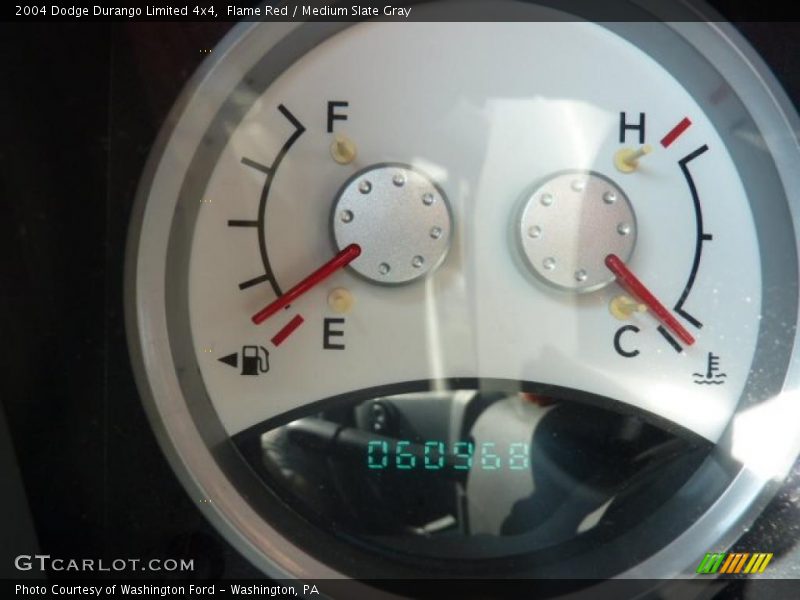 Flame Red / Medium Slate Gray 2004 Dodge Durango Limited 4x4