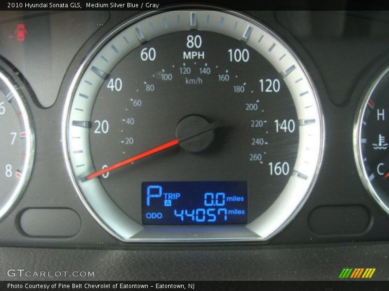 Medium Silver Blue / Gray 2010 Hyundai Sonata GLS