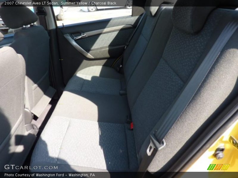 Summer Yellow / Charcoal Black 2007 Chevrolet Aveo LT Sedan