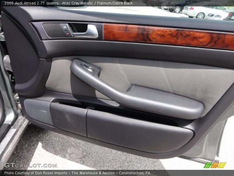 Atlas Gray Metallic / Platinum/Sabre Black 2005 Audi Allroad 2.7T quattro