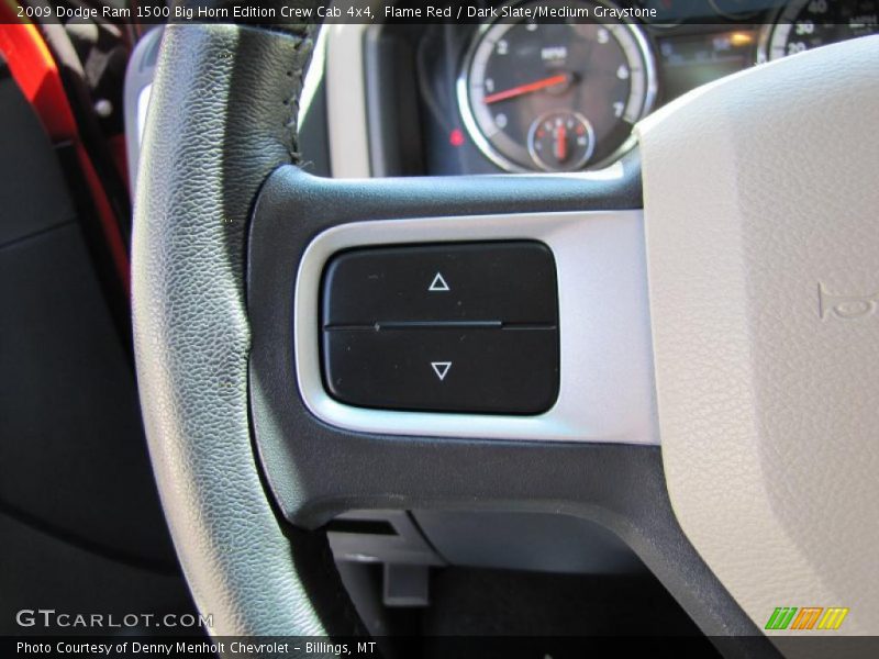 Flame Red / Dark Slate/Medium Graystone 2009 Dodge Ram 1500 Big Horn Edition Crew Cab 4x4