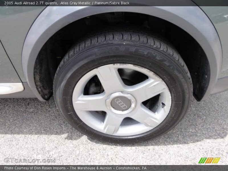 Atlas Gray Metallic / Platinum/Sabre Black 2005 Audi Allroad 2.7T quattro