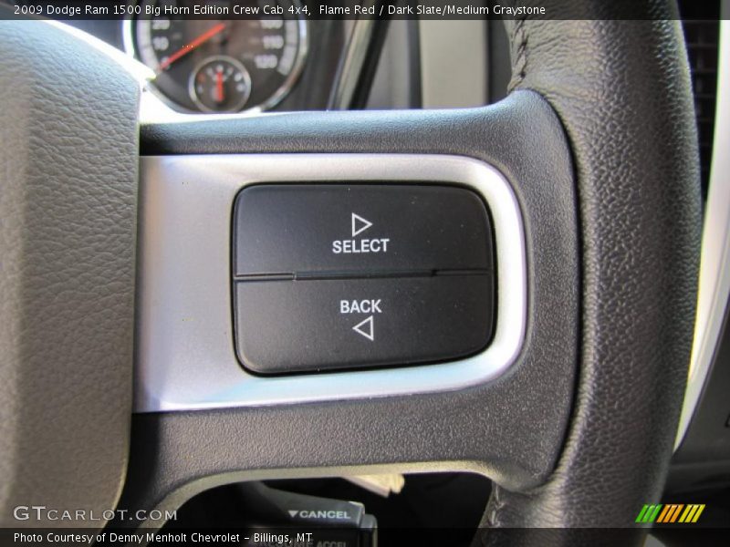 Flame Red / Dark Slate/Medium Graystone 2009 Dodge Ram 1500 Big Horn Edition Crew Cab 4x4