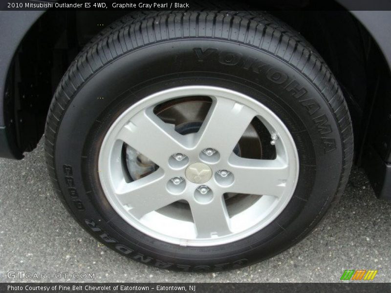 Graphite Gray Pearl / Black 2010 Mitsubishi Outlander ES 4WD