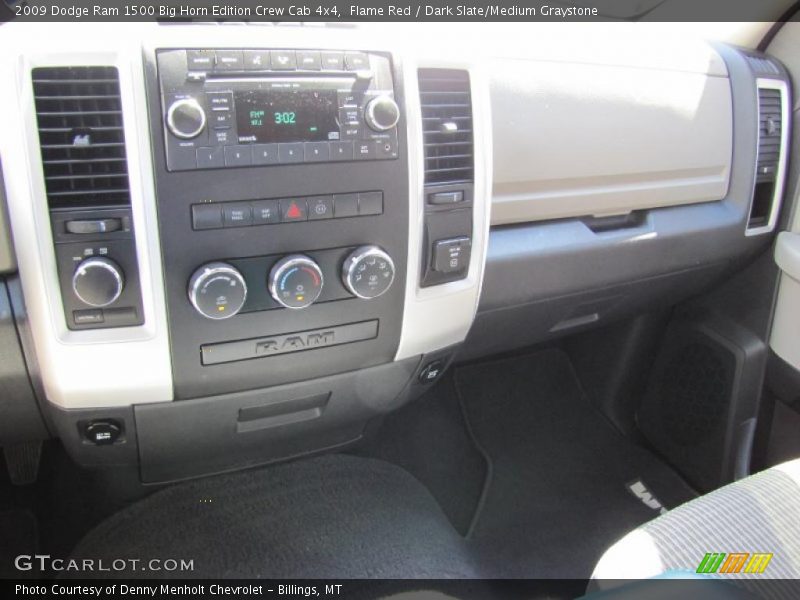 Flame Red / Dark Slate/Medium Graystone 2009 Dodge Ram 1500 Big Horn Edition Crew Cab 4x4
