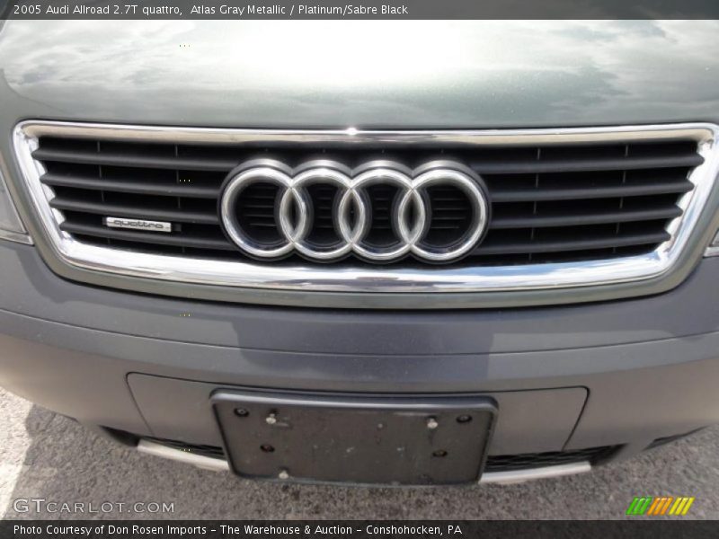 Atlas Gray Metallic / Platinum/Sabre Black 2005 Audi Allroad 2.7T quattro