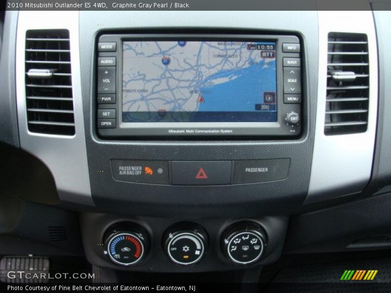 Navigation of 2010 Outlander ES 4WD