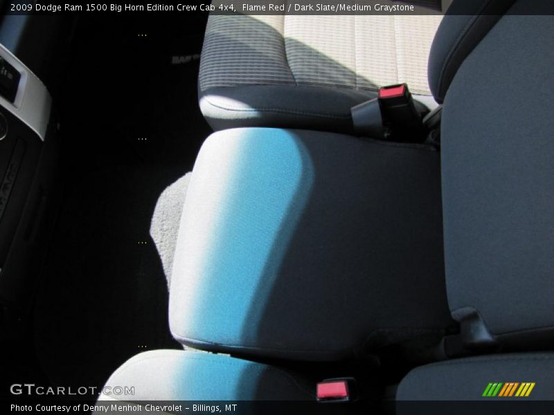 Flame Red / Dark Slate/Medium Graystone 2009 Dodge Ram 1500 Big Horn Edition Crew Cab 4x4