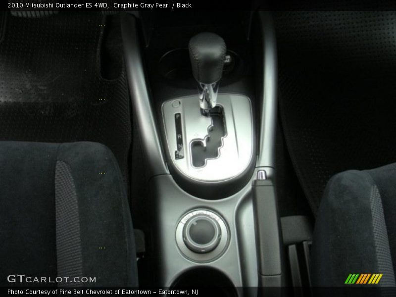 Graphite Gray Pearl / Black 2010 Mitsubishi Outlander ES 4WD