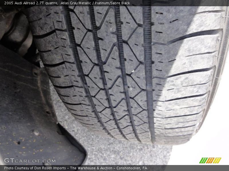 Atlas Gray Metallic / Platinum/Sabre Black 2005 Audi Allroad 2.7T quattro