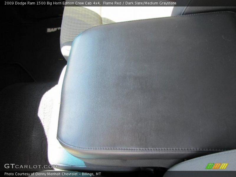 Flame Red / Dark Slate/Medium Graystone 2009 Dodge Ram 1500 Big Horn Edition Crew Cab 4x4
