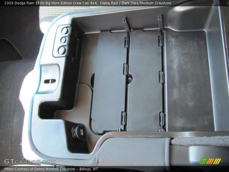 Flame Red / Dark Slate/Medium Graystone 2009 Dodge Ram 1500 Big Horn Edition Crew Cab 4x4