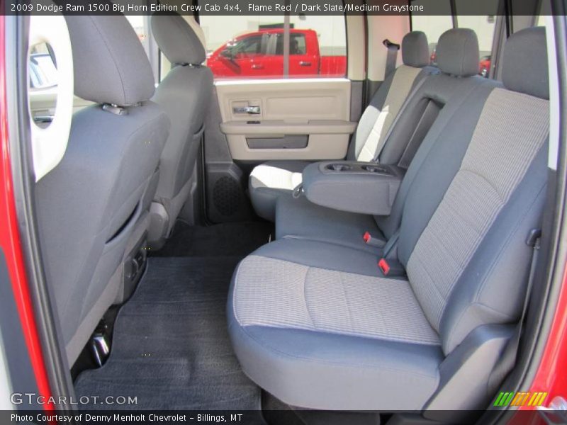 Flame Red / Dark Slate/Medium Graystone 2009 Dodge Ram 1500 Big Horn Edition Crew Cab 4x4