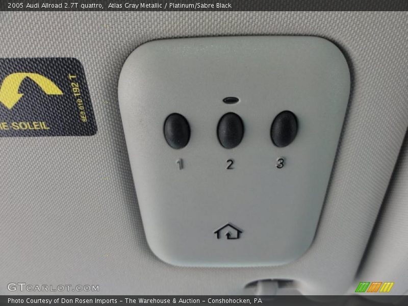 Atlas Gray Metallic / Platinum/Sabre Black 2005 Audi Allroad 2.7T quattro