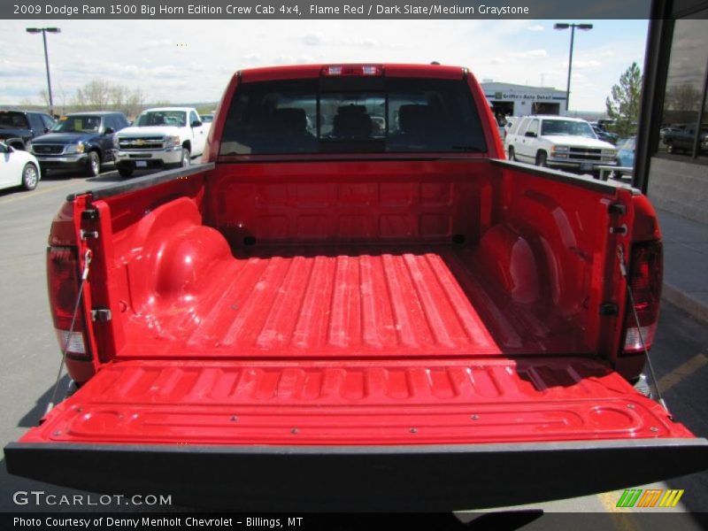 Flame Red / Dark Slate/Medium Graystone 2009 Dodge Ram 1500 Big Horn Edition Crew Cab 4x4