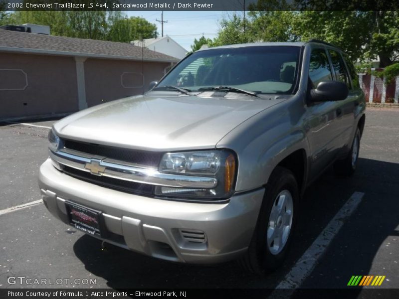 Sandalwood Metallic / Dark Pewter 2002 Chevrolet TrailBlazer LS 4x4