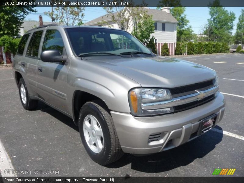Sandalwood Metallic / Dark Pewter 2002 Chevrolet TrailBlazer LS 4x4