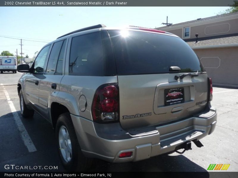 Sandalwood Metallic / Dark Pewter 2002 Chevrolet TrailBlazer LS 4x4