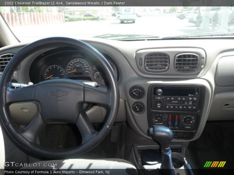 Sandalwood Metallic / Dark Pewter 2002 Chevrolet TrailBlazer LS 4x4