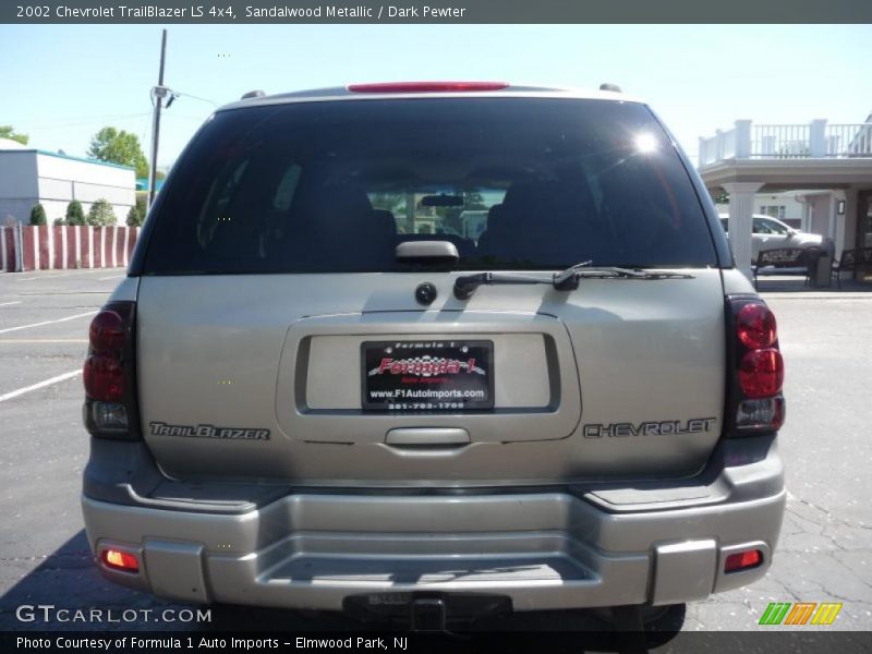 Sandalwood Metallic / Dark Pewter 2002 Chevrolet TrailBlazer LS 4x4