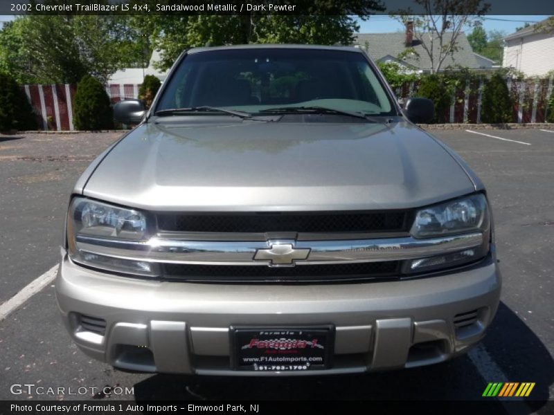 Sandalwood Metallic / Dark Pewter 2002 Chevrolet TrailBlazer LS 4x4