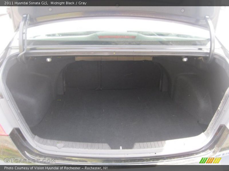 Midnight Black / Gray 2011 Hyundai Sonata GLS