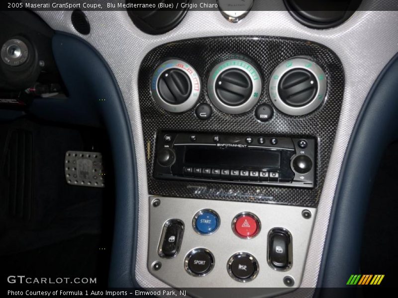 Controls of 2005 GranSport Coupe