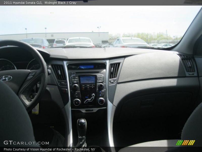 Midnight Black / Gray 2011 Hyundai Sonata GLS