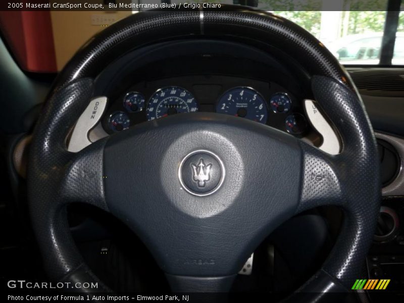 Blu Mediterraneo (Blue) / Grigio Chiaro 2005 Maserati GranSport Coupe