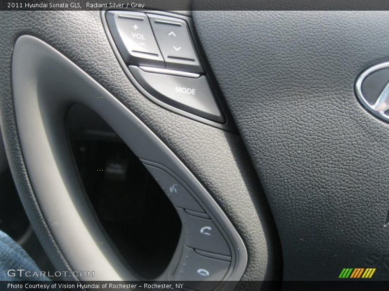 Radiant Silver / Gray 2011 Hyundai Sonata GLS