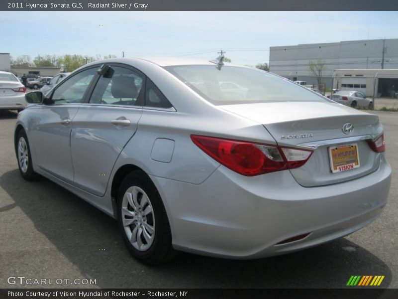 Radiant Silver / Gray 2011 Hyundai Sonata GLS