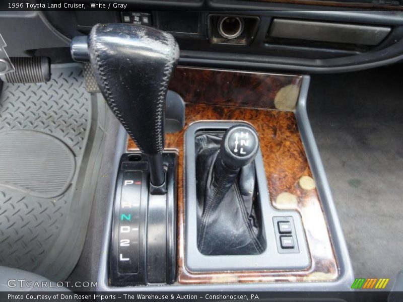White / Gray 1996 Toyota Land Cruiser