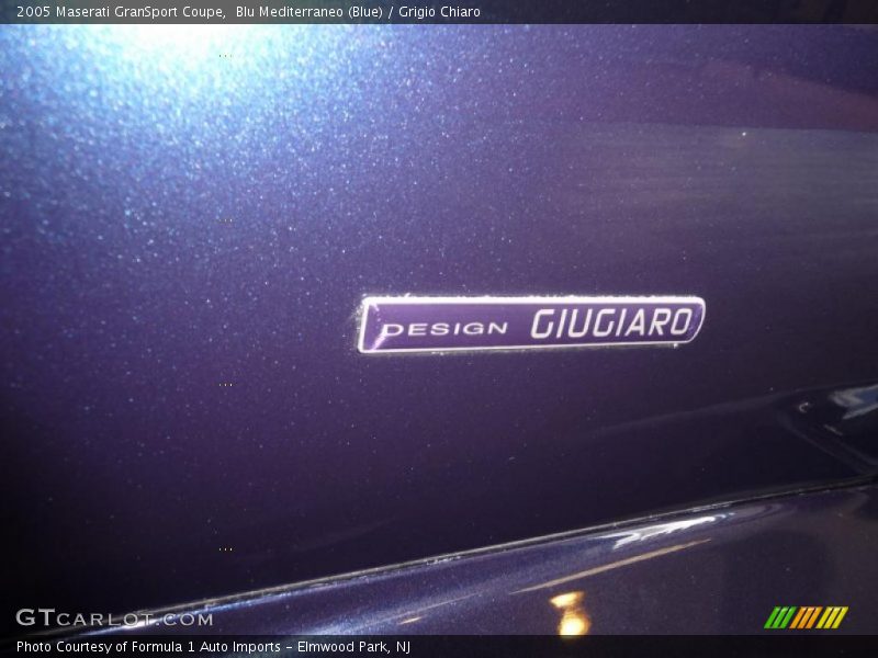 Blu Mediterraneo (Blue) / Grigio Chiaro 2005 Maserati GranSport Coupe