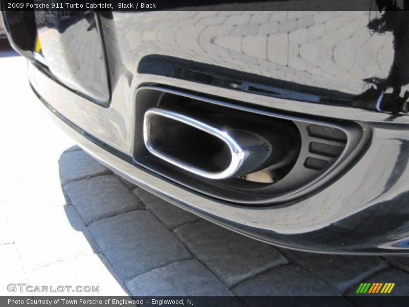 Black / Black 2009 Porsche 911 Turbo Cabriolet