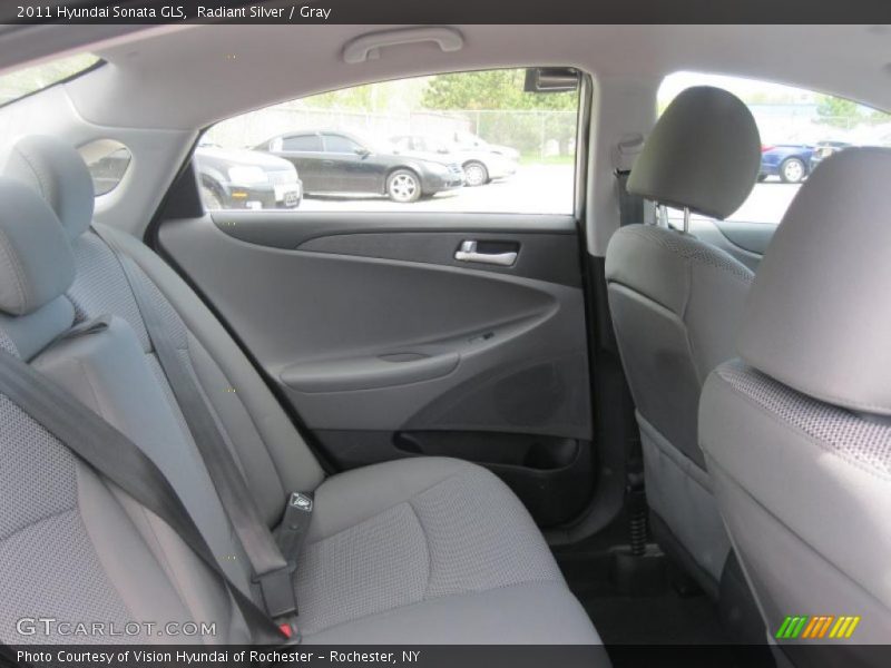 Radiant Silver / Gray 2011 Hyundai Sonata GLS