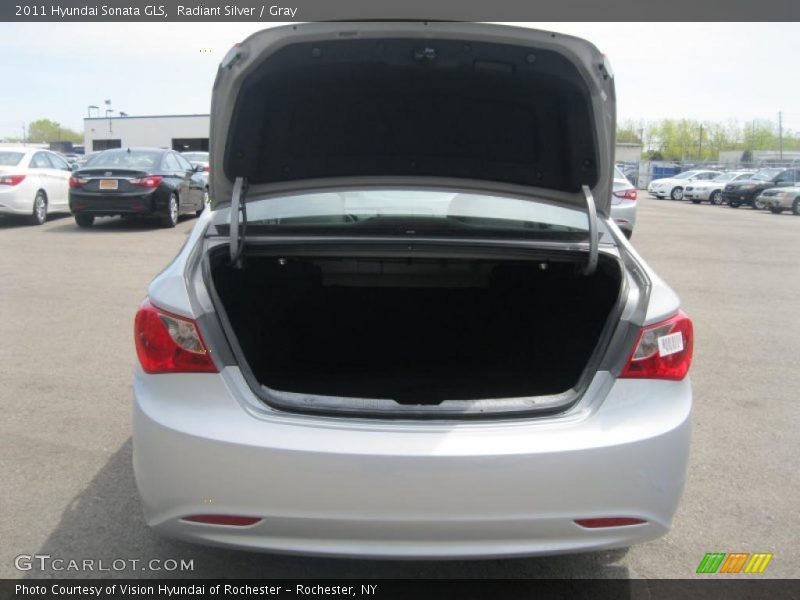 Radiant Silver / Gray 2011 Hyundai Sonata GLS