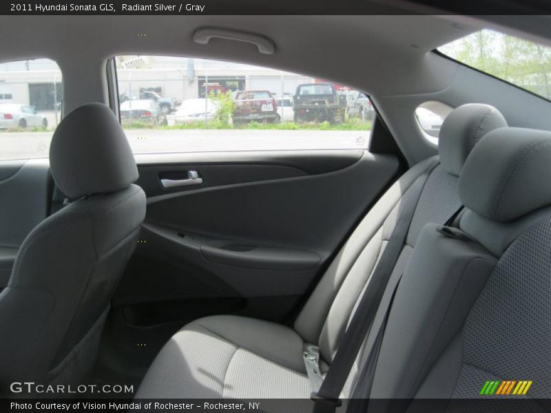 Radiant Silver / Gray 2011 Hyundai Sonata GLS