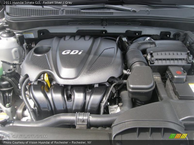 Radiant Silver / Gray 2011 Hyundai Sonata GLS