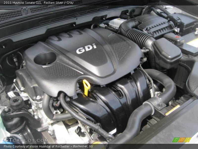 Radiant Silver / Gray 2011 Hyundai Sonata GLS