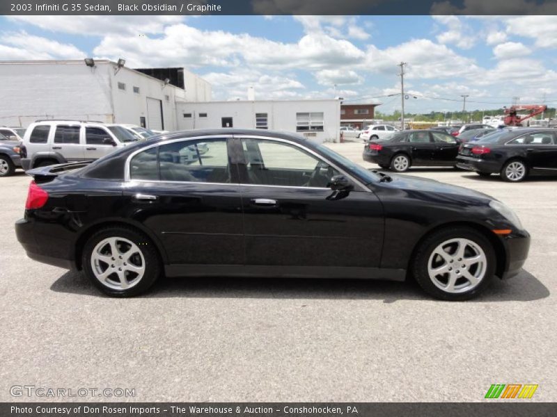 Black Obsidian / Graphite 2003 Infiniti G 35 Sedan