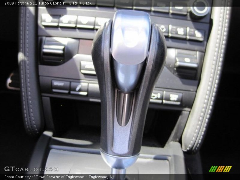 Black / Black 2009 Porsche 911 Turbo Cabriolet