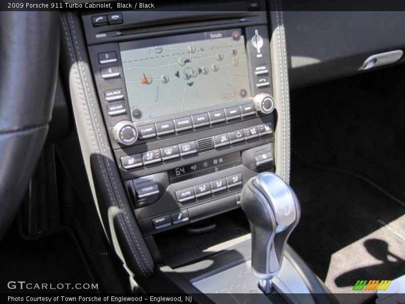 Black / Black 2009 Porsche 911 Turbo Cabriolet